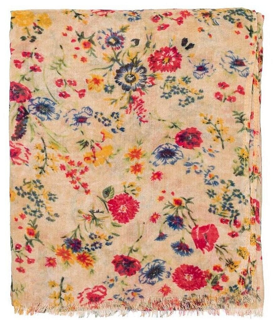 

Patricia Nash Шарф с запахом Prairie Rose, цветочный