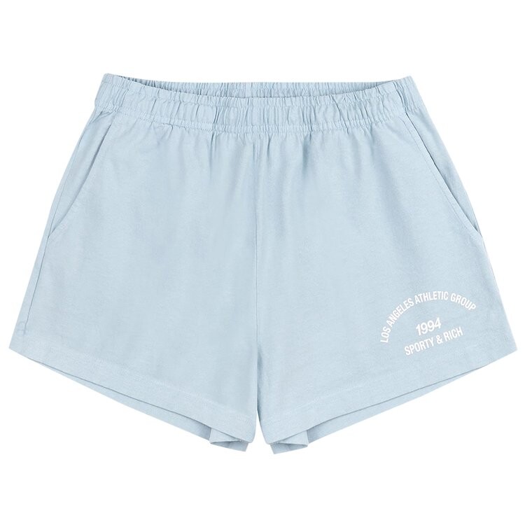 

Шорты Sporty & Rich LA Athletic Group Disco Shorts, цвет China Blue/White