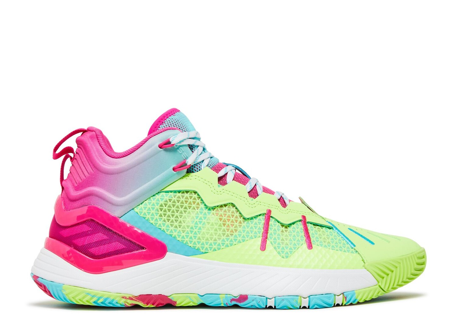 

Кроссовки adidas D Rose Son Of Chi 'Godspeed - Signal Green Pink', разноцветный