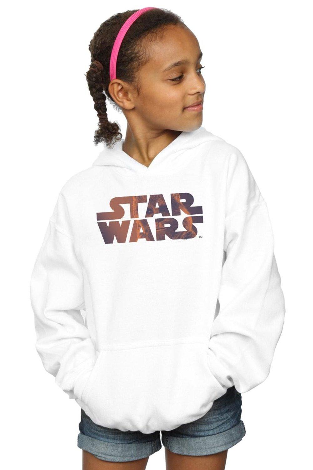 Толстовка с логотипом Chewbacca Star Wars, белый держатель для геймпада exquisite gaming cable guy star wars chewbacca