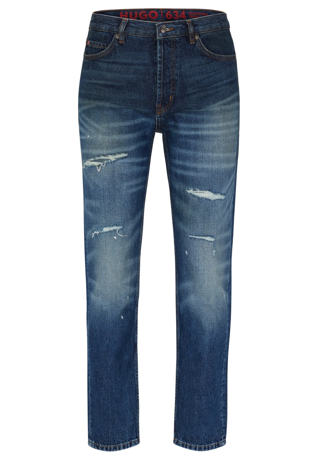 

Джинсы HUGO HUGO 634 Tapered Fit, синий