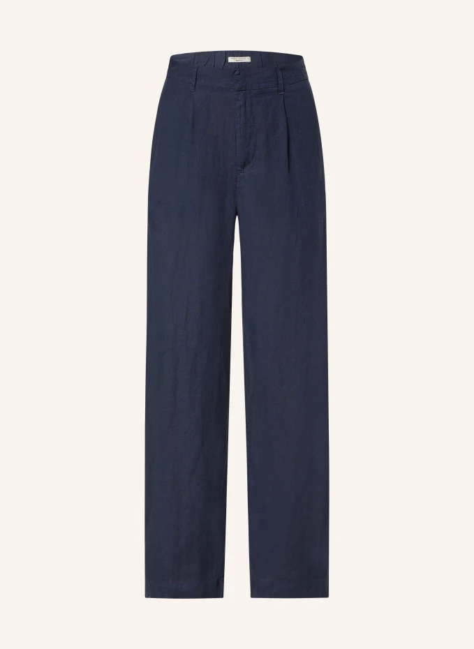 

Льняные брюки Gina Tricot, синий