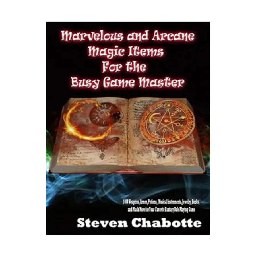 

Marvelous and Arcane Magic Items for the Busy Game Master, Role Playing Games & Accessories (Unidentifiable Publisher), мягкая обложка