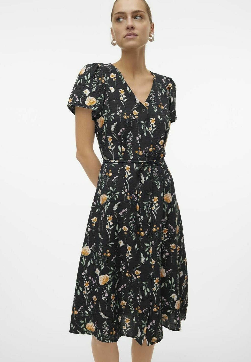 

Дневное платье JOSIE CALF Vero Moda, вереск черный