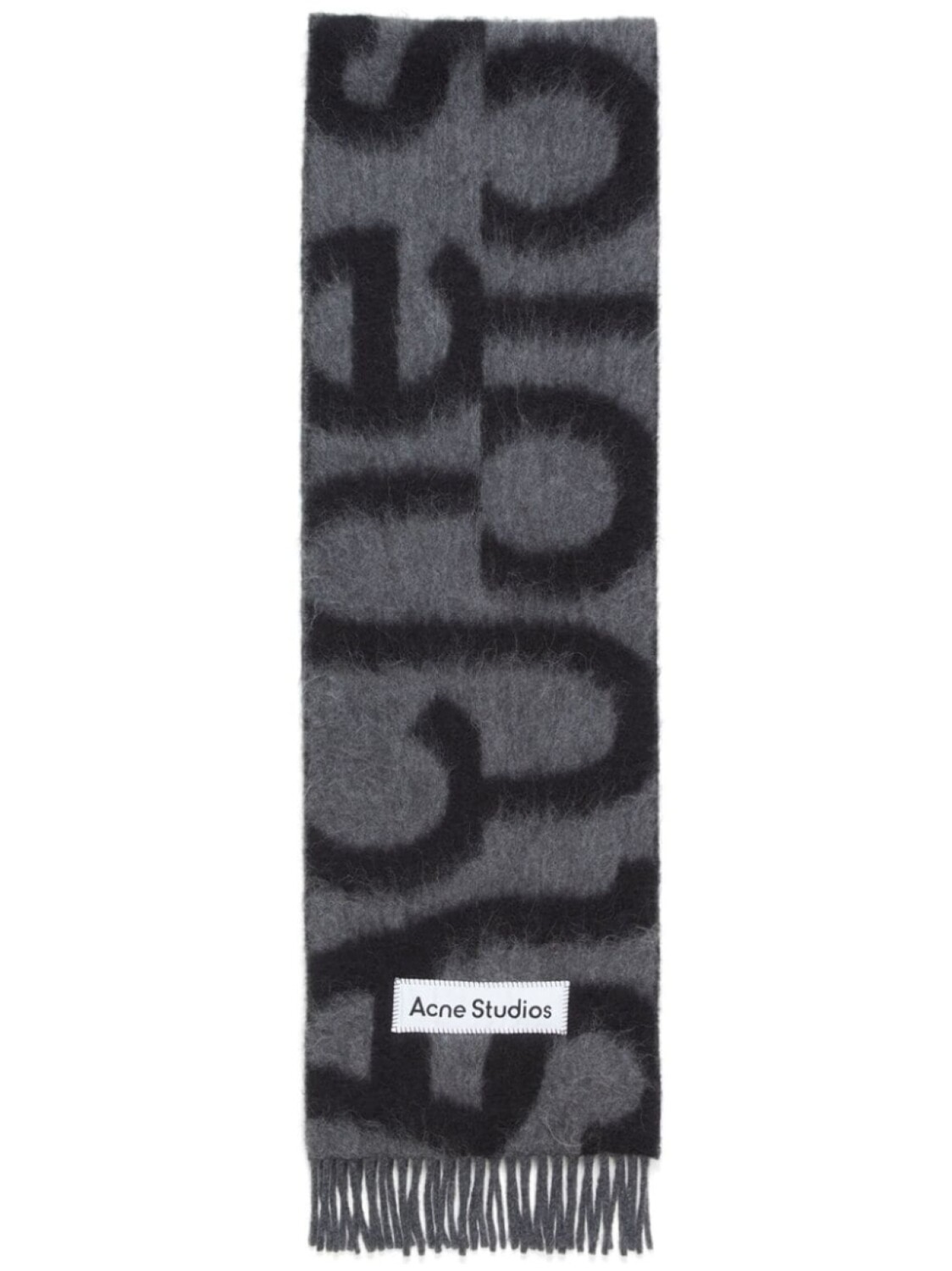 

Acne Studios шарф с логотипом, черный