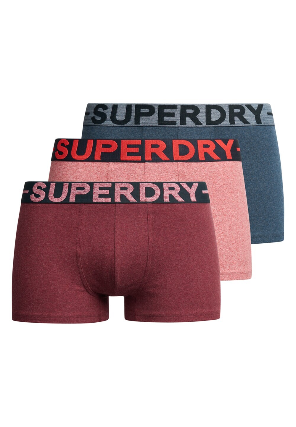 

Трусы боксеры Superdry, опал/мерло/пастельный красный