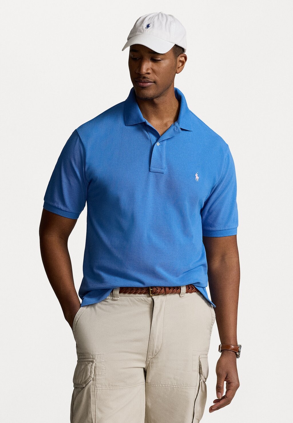 

Рубашка-поло Short Sleeve Polo Ralph Lauren, цвет new england blue