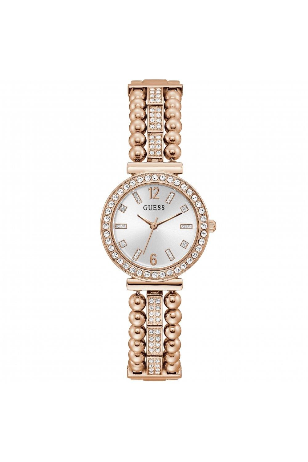 

Модные аналоговые кварцевые часы Gala из нержавеющей стали - Gw0401L3 Guess, белый