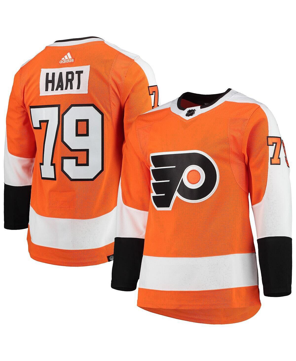 

Мужская футболка Carter Hart Orange Philadelphia Flyers Home Primegreen Authentic Pro Player Джерси adidas