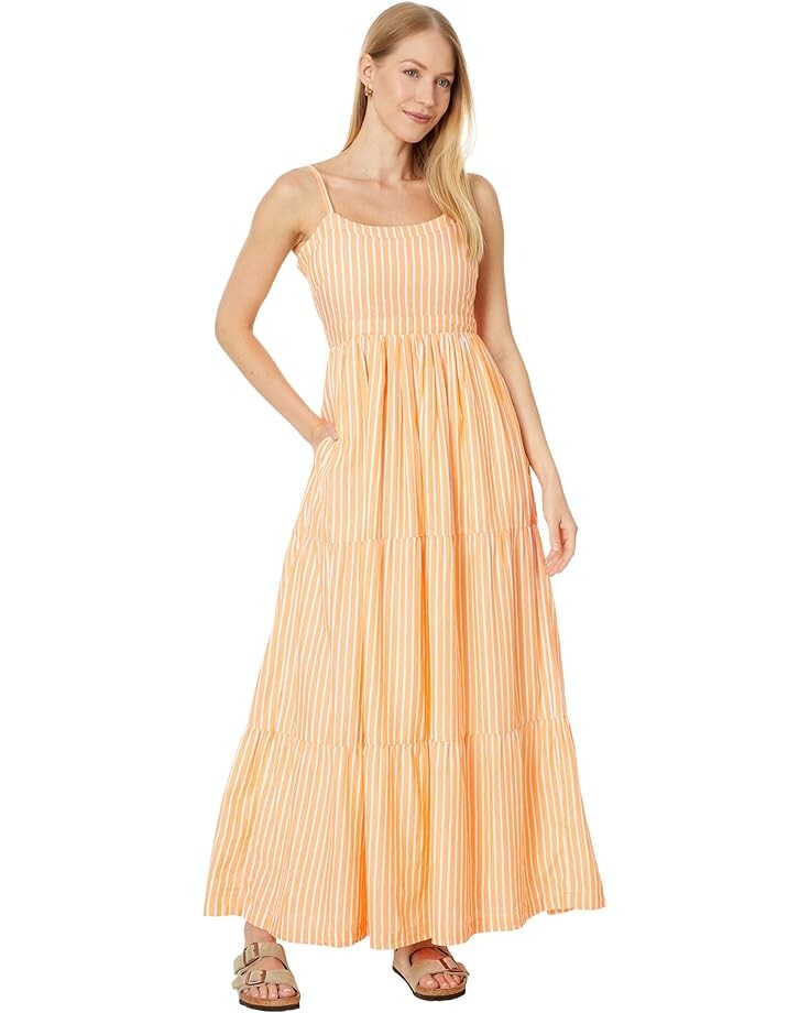 

Платье PACT Sunset Light Gauze Cami, цвет Citrus Stripe