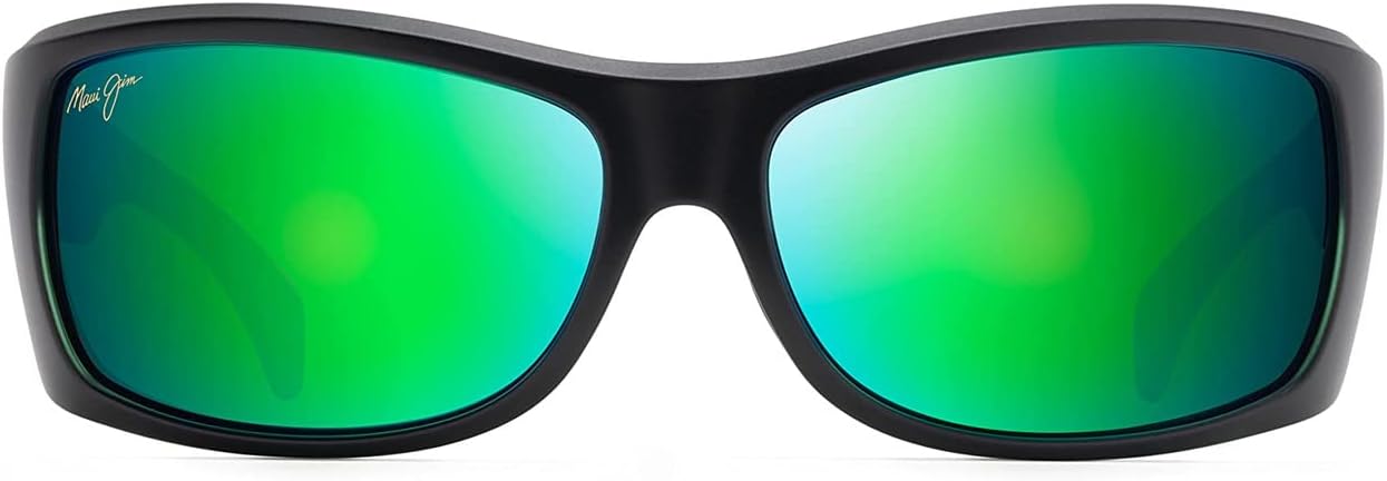 Солнцезащитные очки Equator Maui Jim, цвет Matte Black with Olive Interior/Maui Green maui nourish