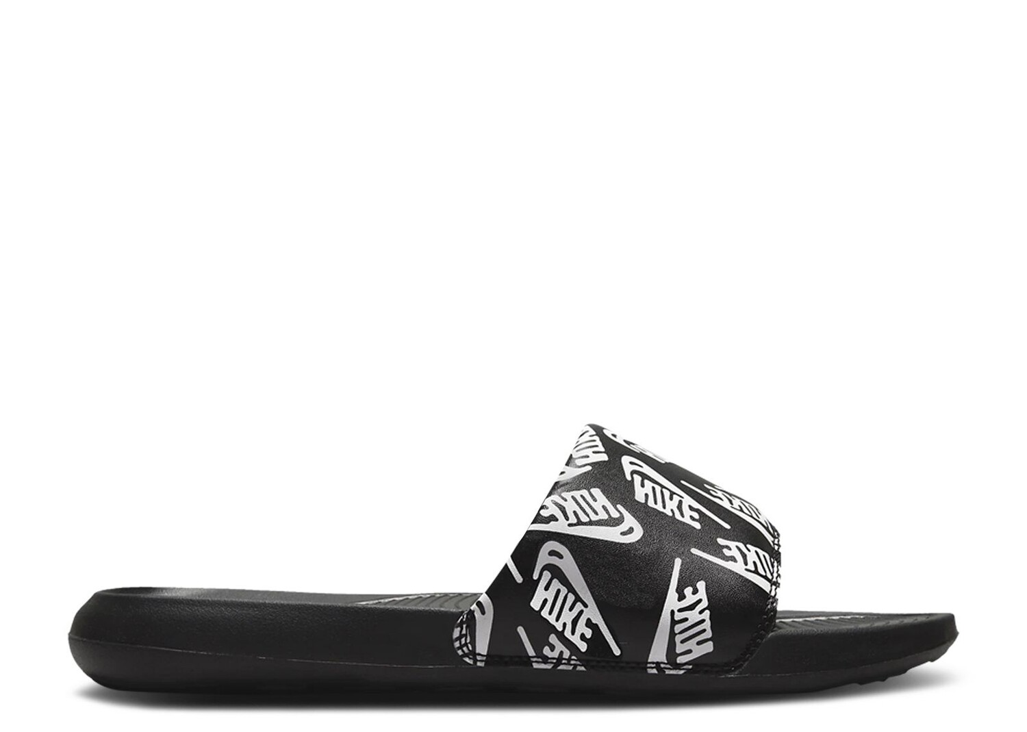 

Кроссовки Nike Victori One Slide 'Repeat Logo - Black White', черный