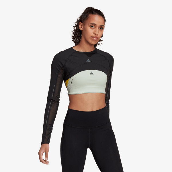 

Футболка Hiit 45 с длинными рукавами Adidas, черный