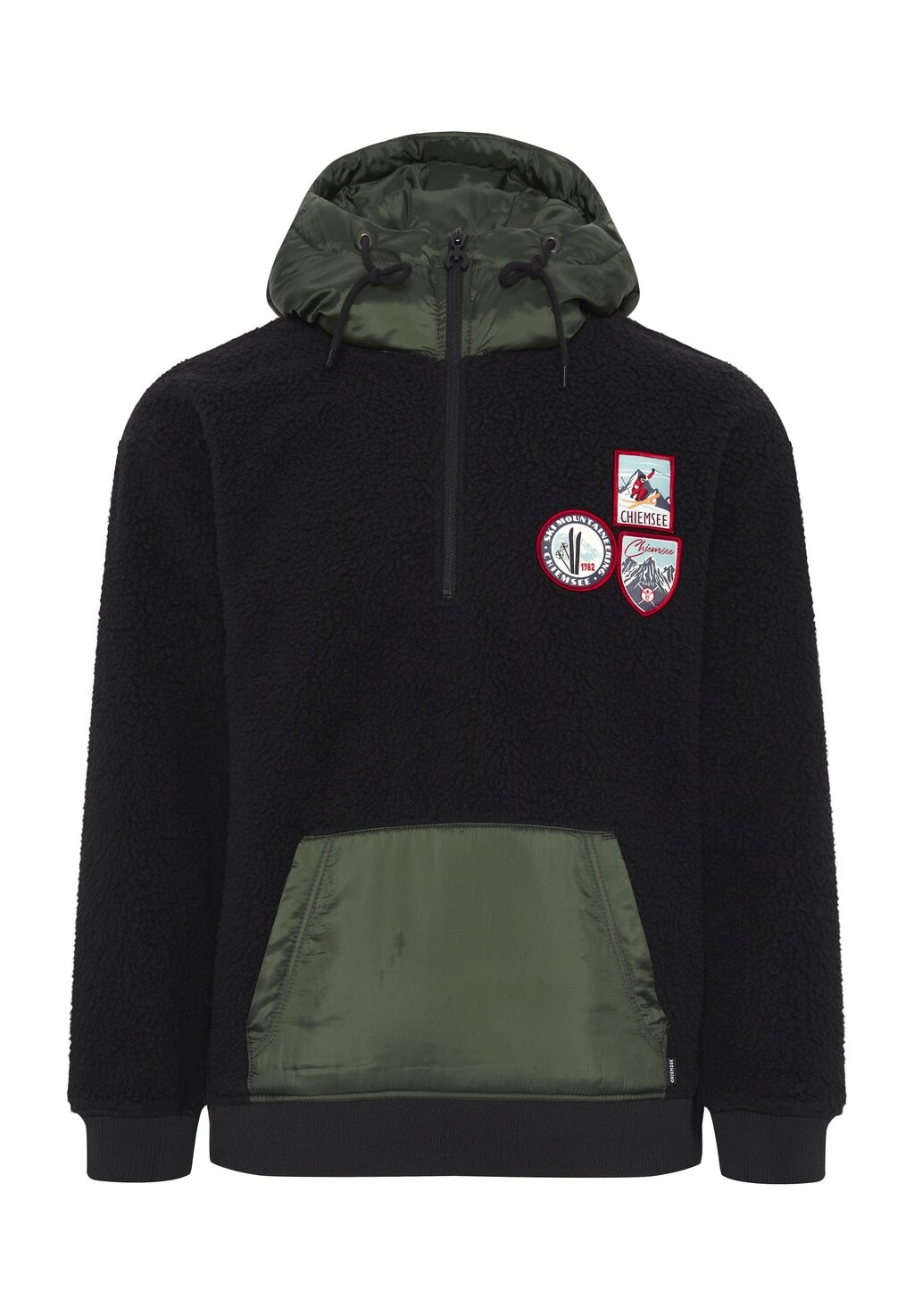 

Флисовый джемпер MIT RETRO-PATCHES Chiemsee, черный