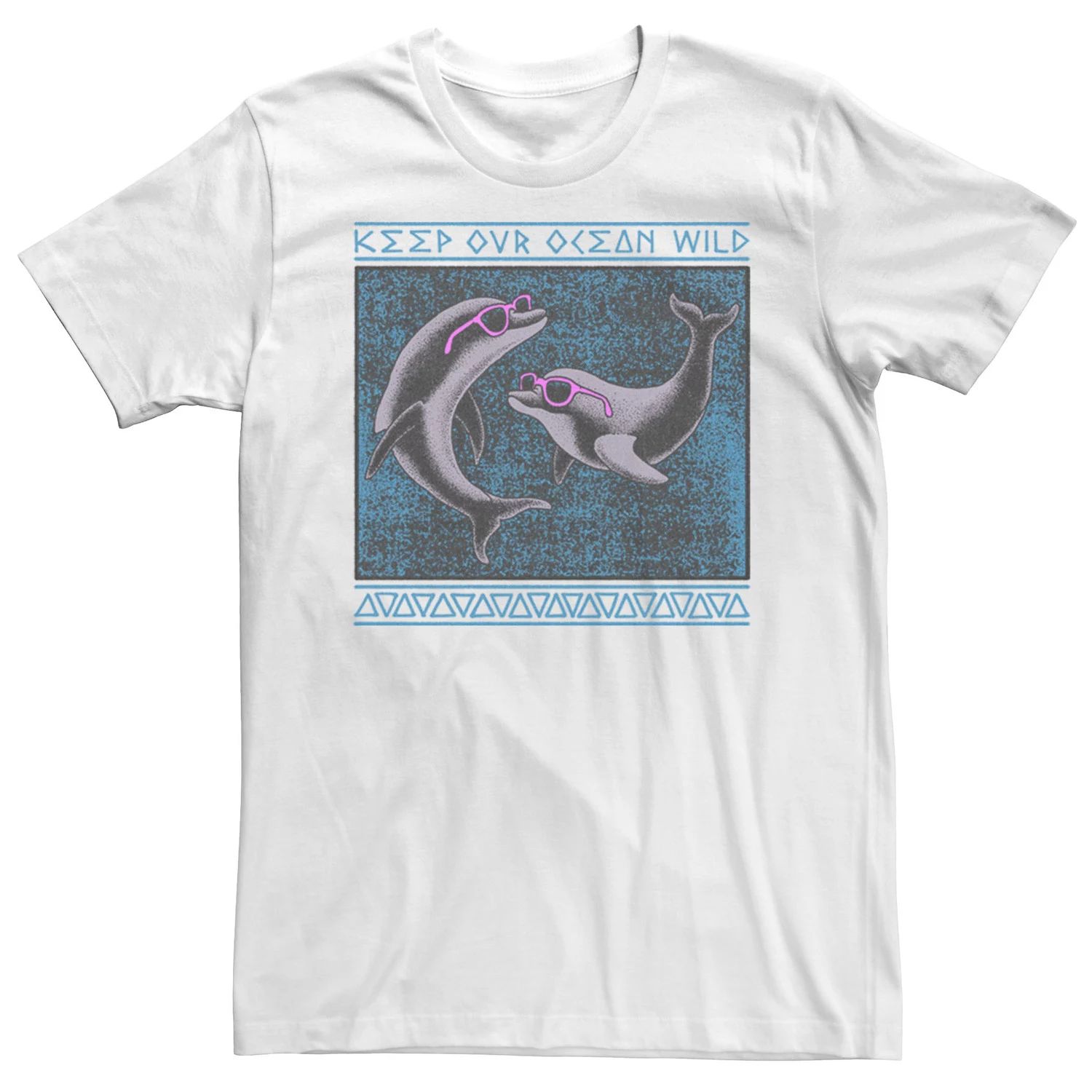 Мужская футболка с рисунком Wild Oceans Licensed Character, белый