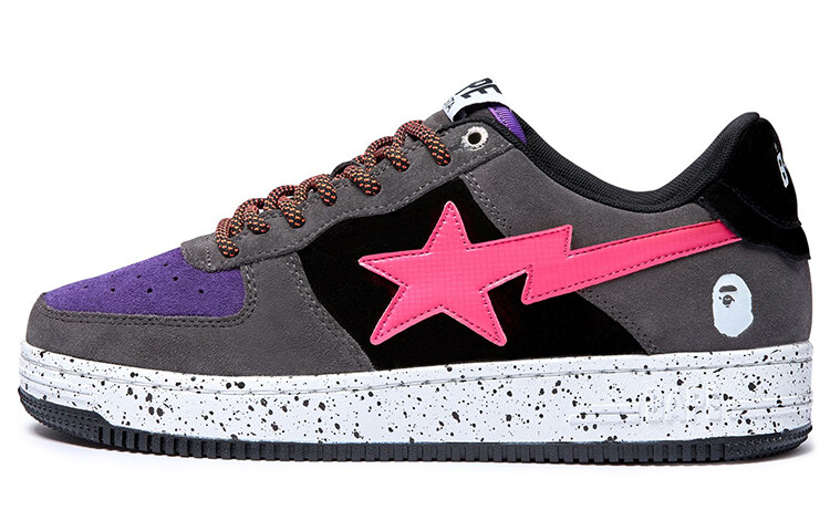 

Кроссовки A Bathing Ape BAPE STA Кроссовки для скейтбординга Серый/Розовый Мужской