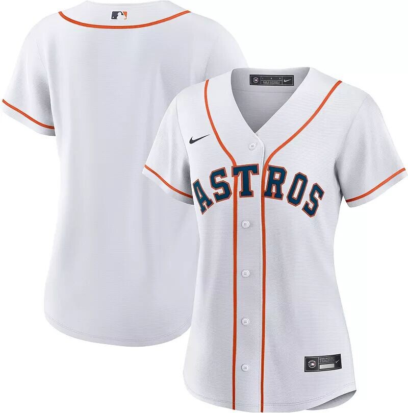 

Женская футболка Nike Replica Houston Astros Blank White Cool Base