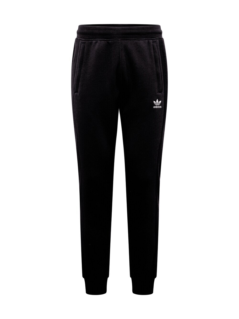 

Зауженные брюки Adidas Trefoil Essentials+ Reverse Material, черный