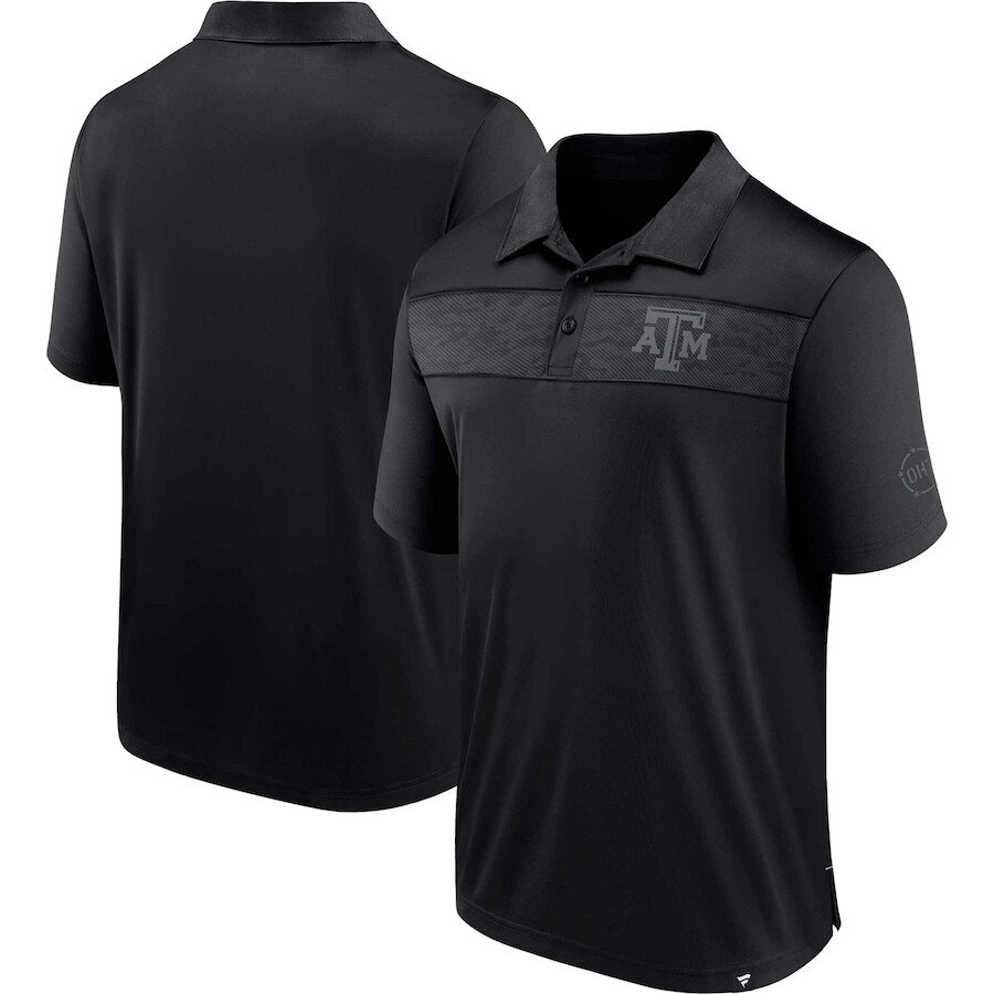

Поло с коротким рукавом Fanatics Branded Texas A And M Aggies, черный