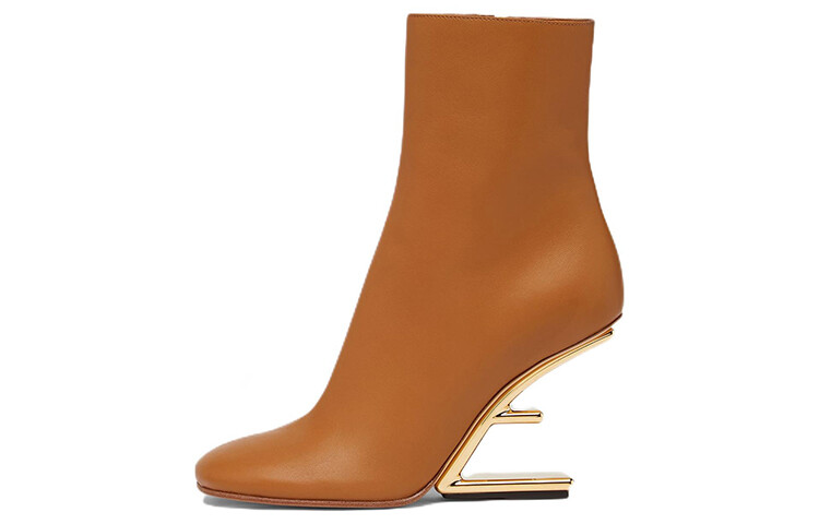 

First Ankle Boots Womens Brown Fendi
