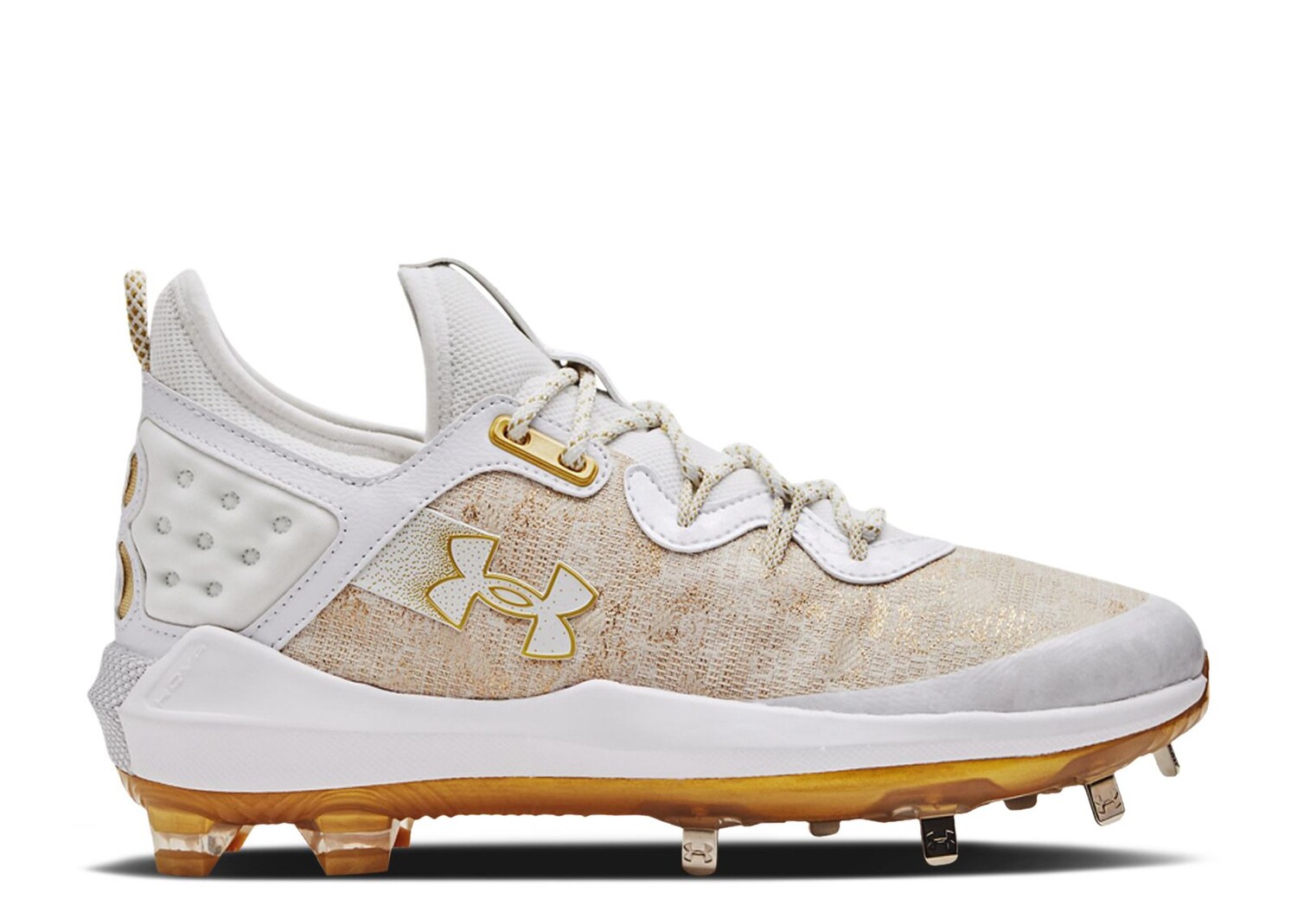 

Кроссовки Under Armour Harper 8 Low St 'White Metallic Gold', белый