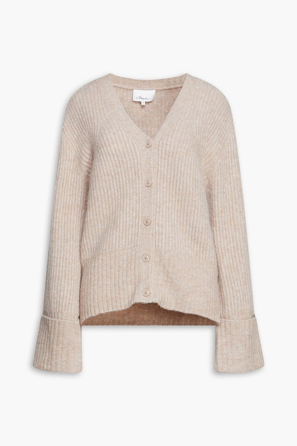 

Кардиган фактурной вязки с начесом 3.1 PHILLIP LIM, бежевый