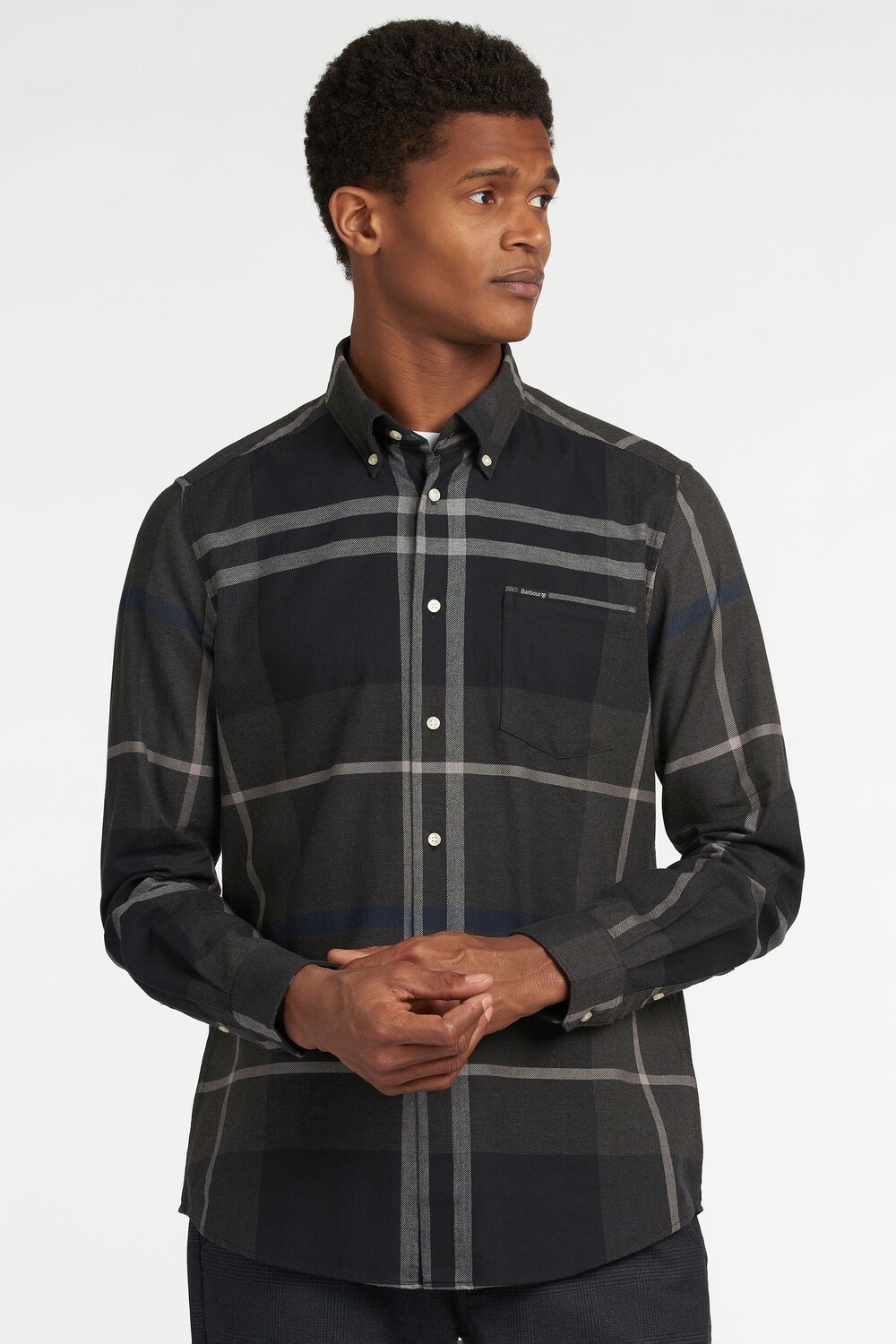 

Зимняя рубашка Dunoon Taillor Barbour, серый