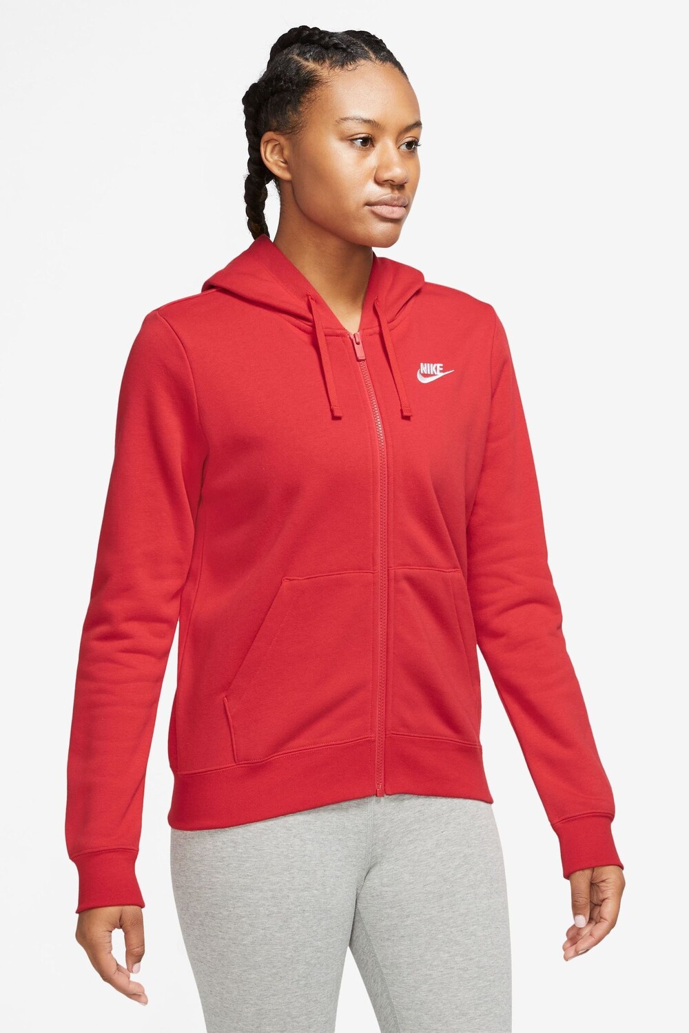 

Клубная толстовка на молнии Nike, красный