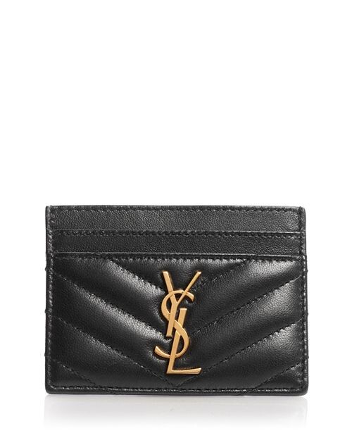 

Кассандра Мателасс&;eacute; Дело карты Saint Laurent, цвет Black