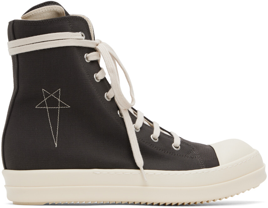 

Серые кроссовки Rick Owens Drkshdw, цвет Dark dust/Pearl/Milk/Milk