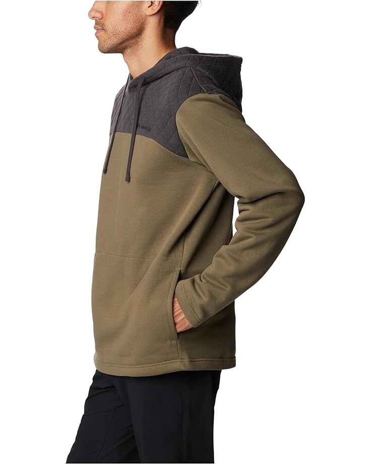 

Худи Columbia Hart Mountain Quilted Hoodie, цвет Stone Green/Shark