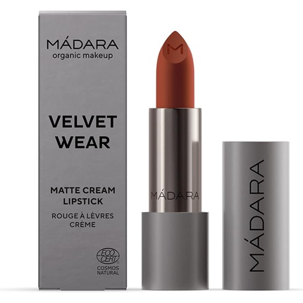 MÁDARA Organic Skincare Velvet WEAR Matte Cream Lipstick #33 Magma 3,8г