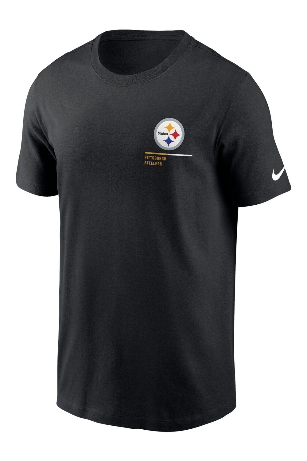 

Футболка Fanatics Pittsburgh Steelers Essential Team с наклоном Nike Nike, черный
