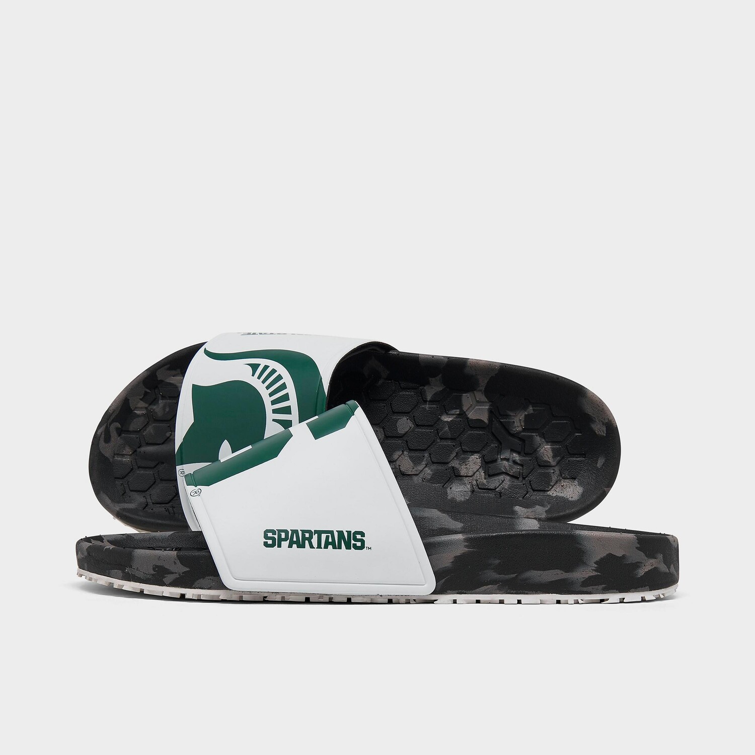 

Сандалии-шлепанцы Hype Co. Michigan State Spartans College Slydr Pro, черный