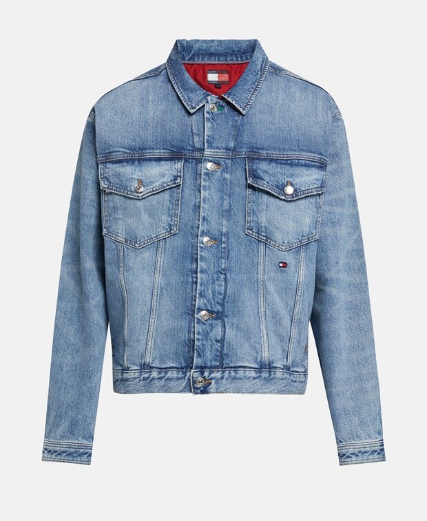 

Джинсовая куртка Tommy Hilfiger, светло-синий