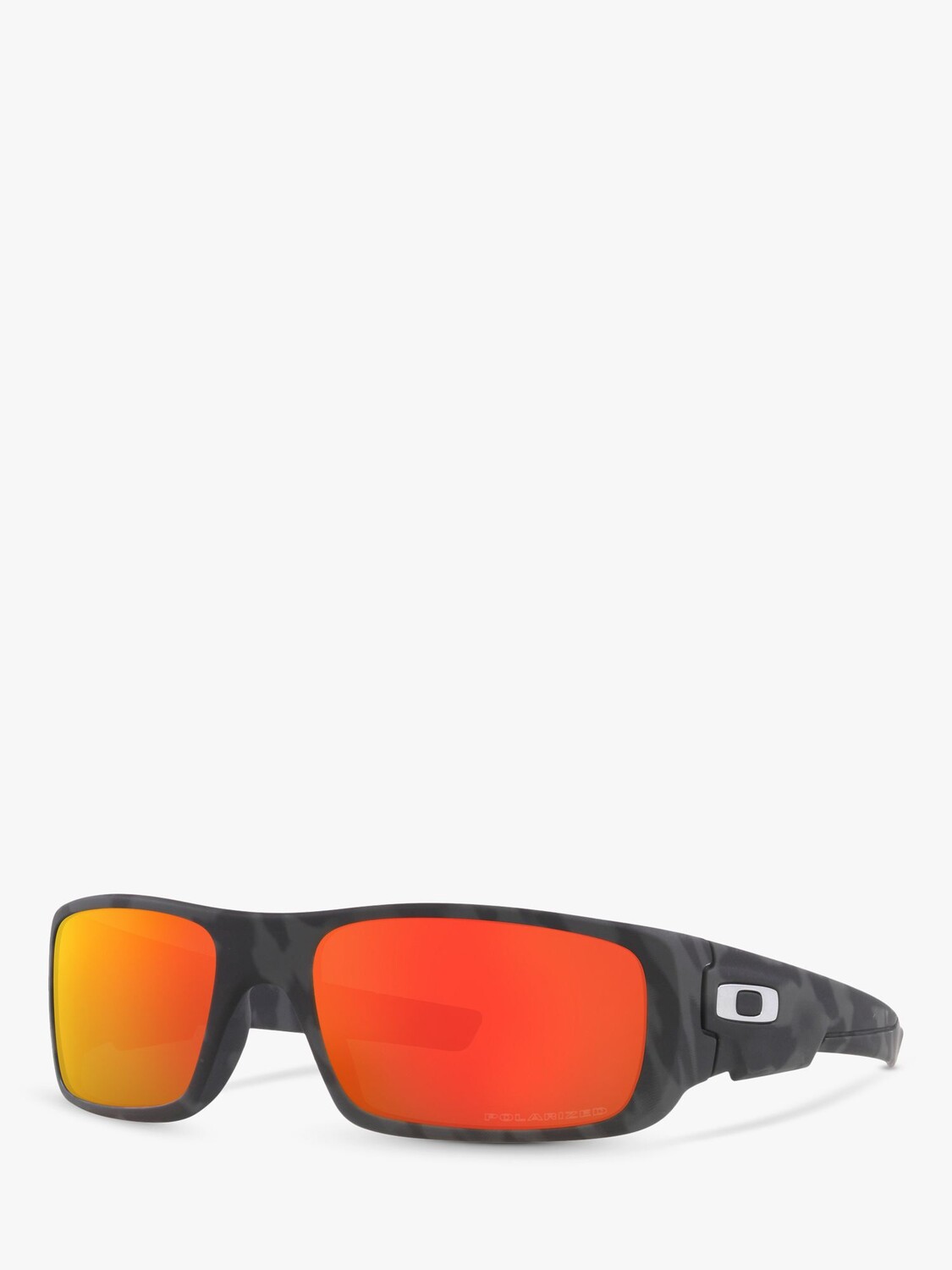 

Мужские прямоугольные поляризационные солнцезащитные очки Oakley OO9239, матовый черный камуфляж/оранжевый