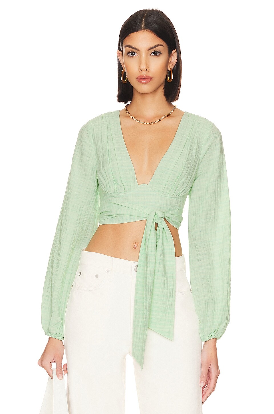 

Топ MAJORELLE Chrissie Crop, цвет Seafoam Green