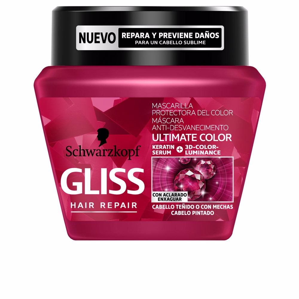 Маска для волос Gliss Ultimate Color Mascarilla Schwarzkopf Mass Market, 300 мл