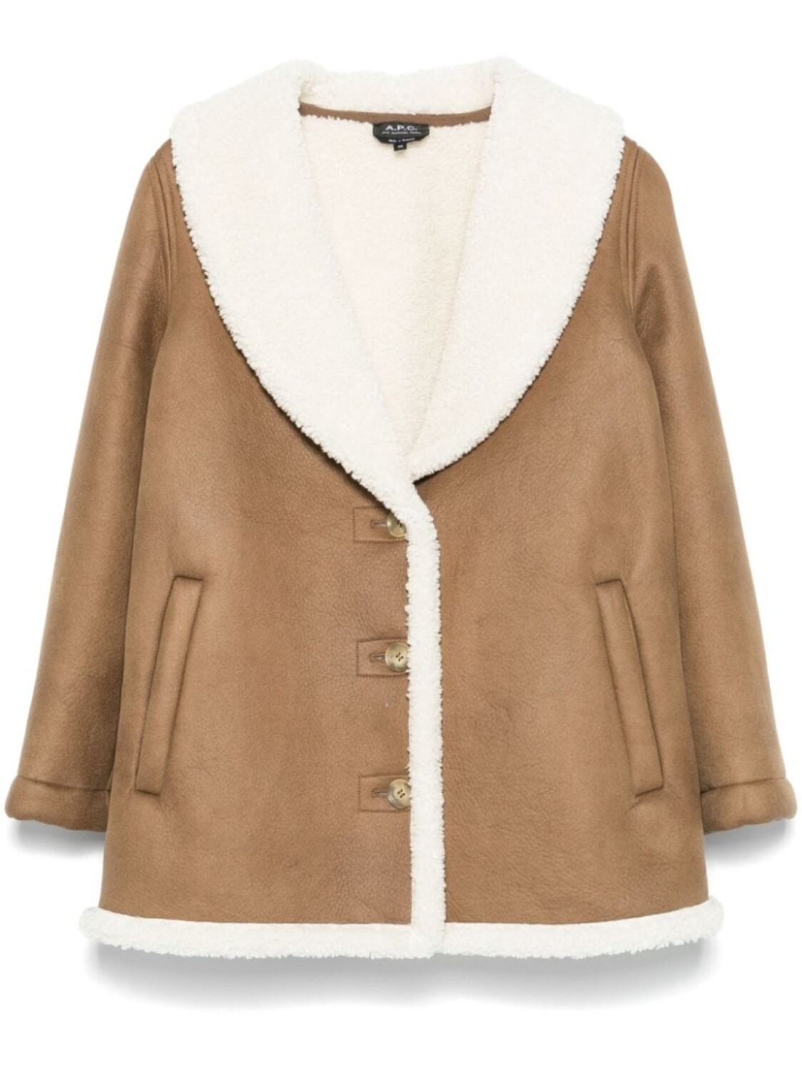 

A.P.C. куртка Mateau Vanessa, нейтральный цвет