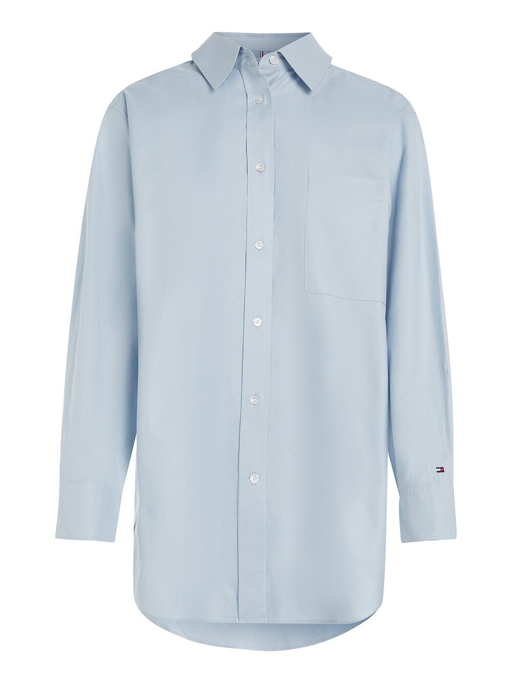 

Блузка Tommy Hilfiger Oxford, светло-синий