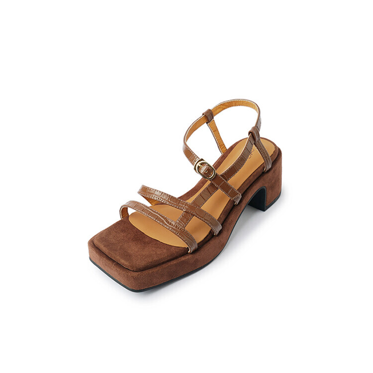 

Сандалии JIUXINGDAO One-Strap Sandals Women's, серебряный