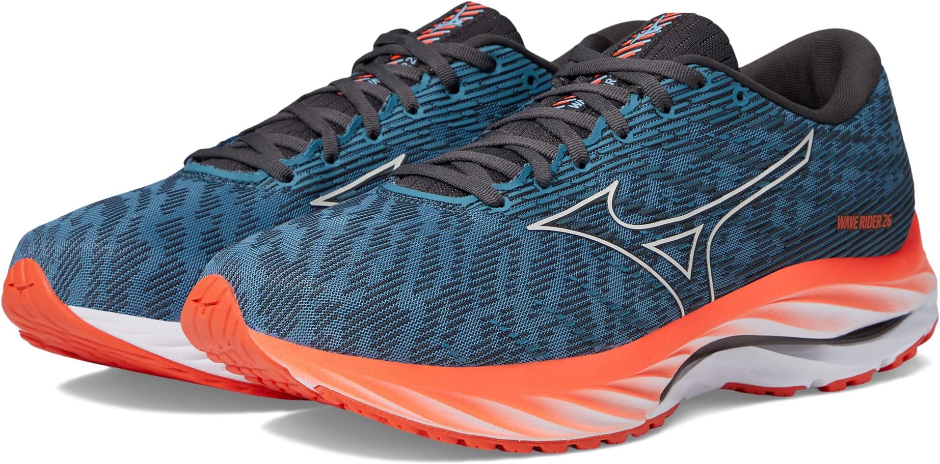 

Кроссовки Wave Rider 26 Mizuno, цвет Provincial Blue/Nimbus Cloud