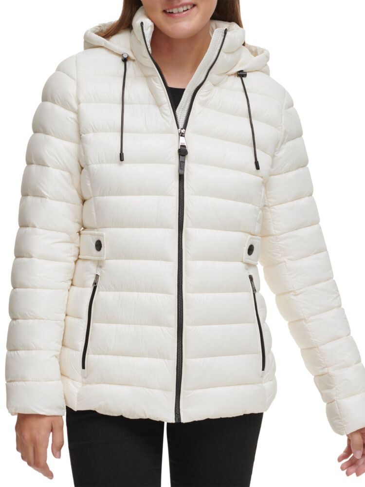 

Складная куртка-пуховик с капюшоном Dkny, цвет Pearl