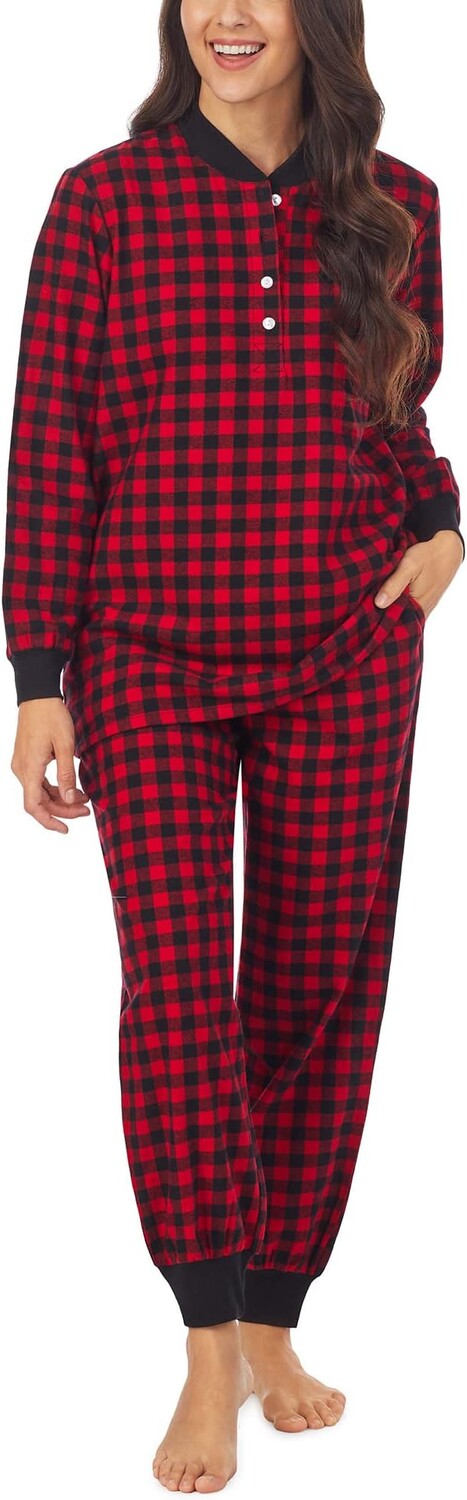 

Фланелевая лыжная пижама Lanz of Salzburg, цвет Buffalo Plaid