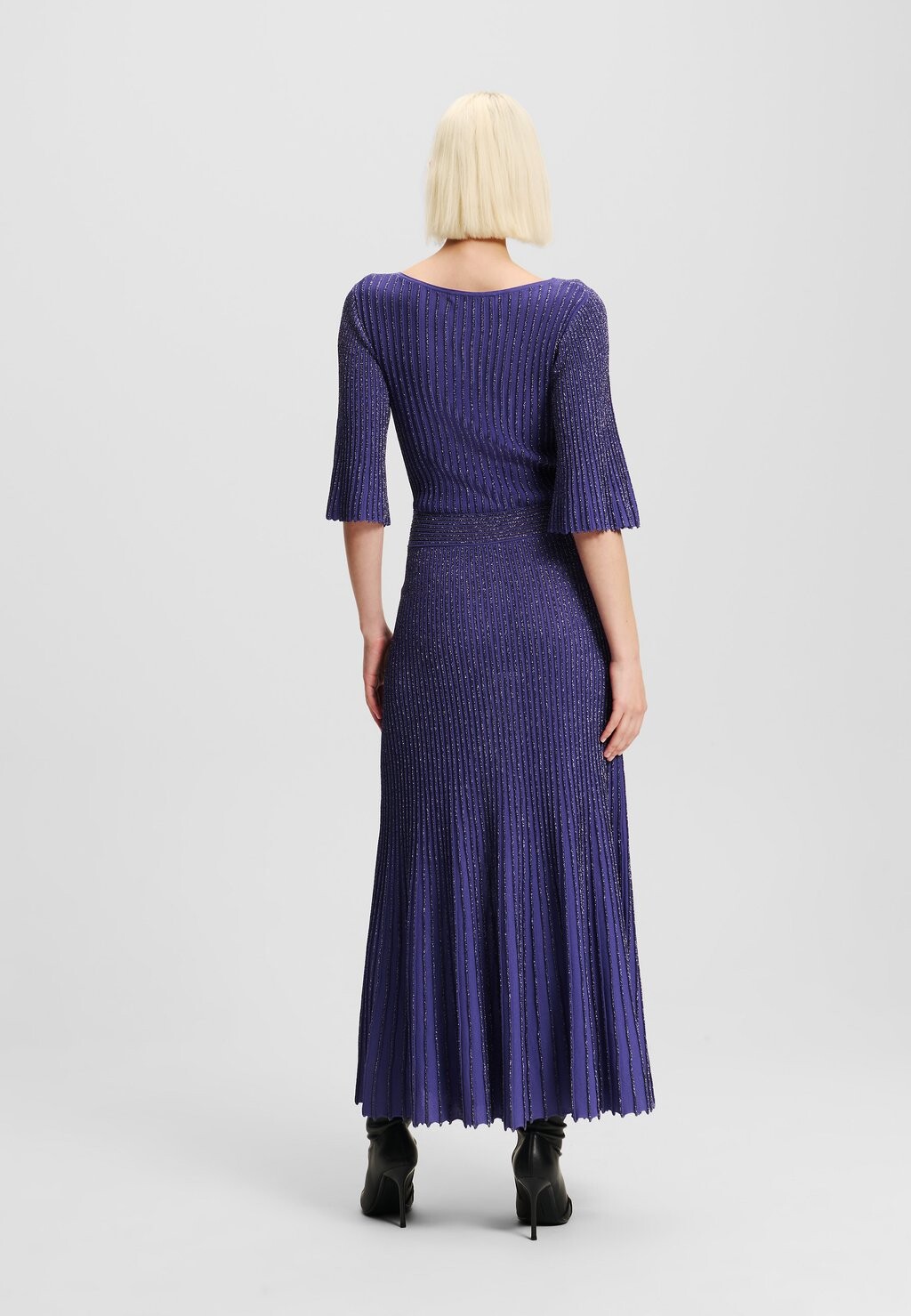 

Платье-свитер PLEATED KARL LAGERFELD, темно-фиолетовый