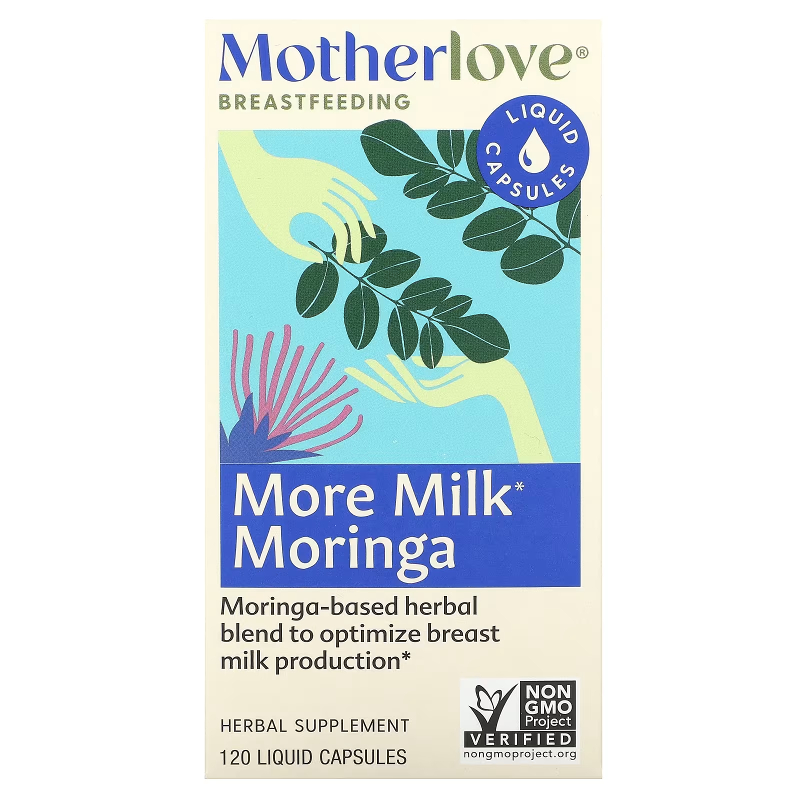 Motherlove More Milk Moringa 120 жидких капсул