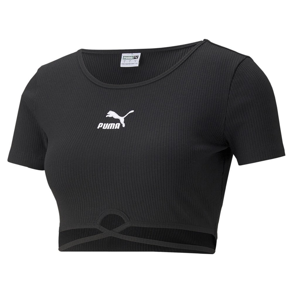 

Футболка с коротким рукавом Puma Classics Ribbed, черный