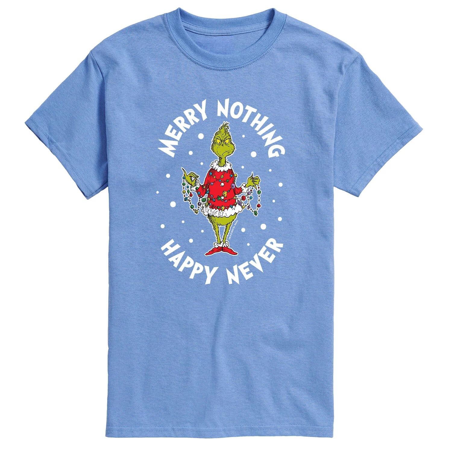 

Мужская футболка Dr. Seuss Grinch Merry Nothing Happy Never Licensed Character