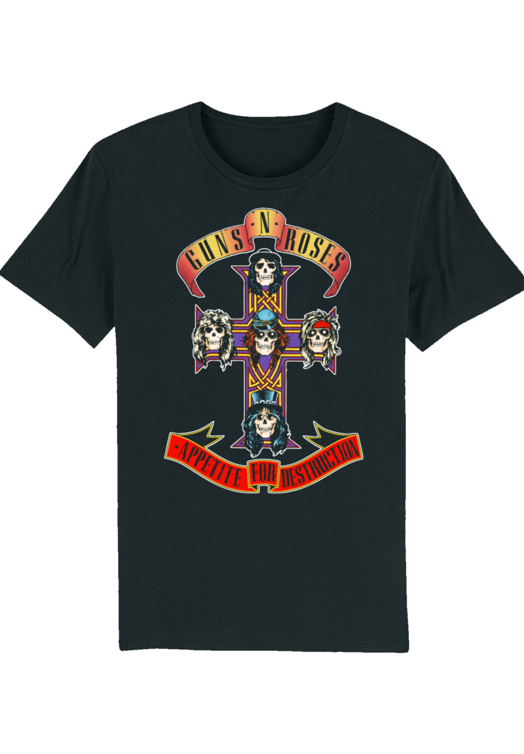 

Футболка F4NT4STIC Guns 'n' Roses Appetite For Destruction, черный