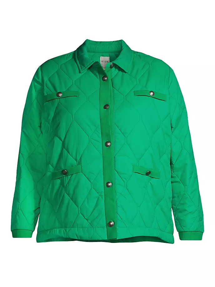 

Стеганая куртка-пуховик Nic+Zoe, Plus Size, цвет fern